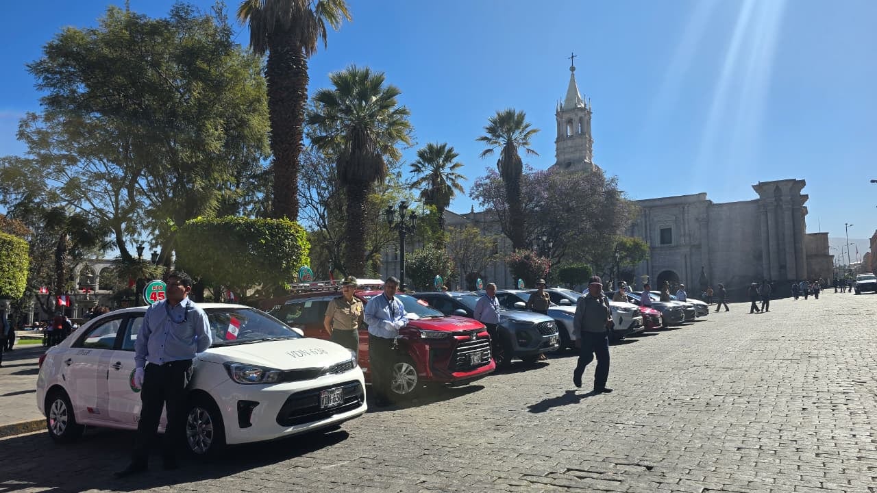 Vuelve programa Taxi Seguro en Arequipa para reducir inseguridad ciudadana (Foto: Yunsu Pariapaza/@photo.gec)