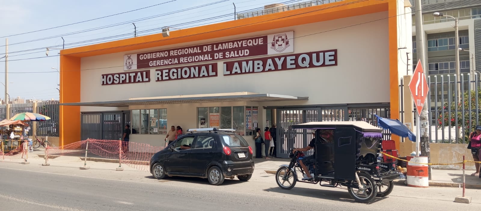 La paciente Guisela Janet Delgado fue llevada a emergencia del HRL.