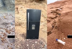 Pisco: hallan una refrigeradora y cantidades de basura en playa Roja, en la Reserva Nacional de Paracas