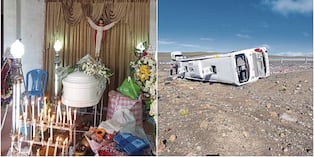 Menor de 6 años es la quinta víctima mortal tras brutal despiste de bus en Negromayo-Puquio