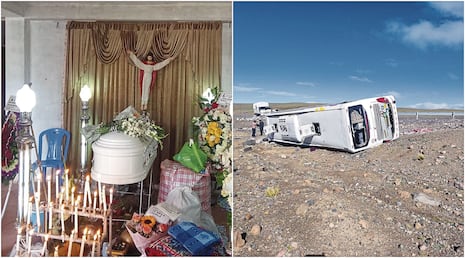 Menor de 6 años es la quinta víctima mortal tras brutal despiste de bus en Negromayo-Puquio
