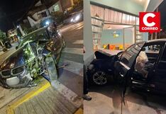 Ica: juez empotra su vehículo contra juguería y casi atropella a una mujer