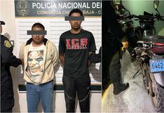 Ica: cae dupla implicada en receptación tras persecución policial en Chincha Baja
