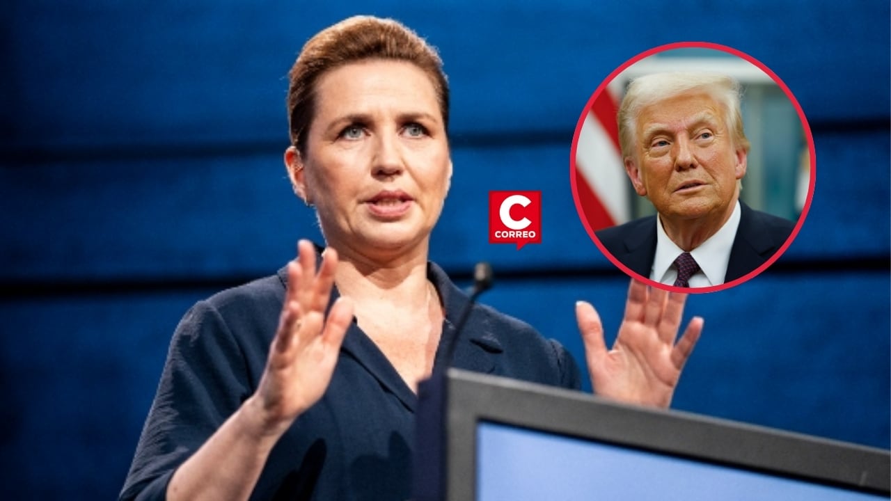 Primera ministra de Dinamarca enfrenta a Donald Trump: “Respeten nuestra soberanía”. Composición: Diario Correo.