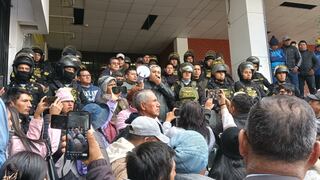 Huancayo: Luego de 10 horas de protesta anuncian medidas radicales por paralización de obra JU-103