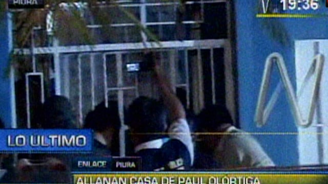 Policía allana casa de Paul Olórtiga, viudo de Edita Guerrero (Video)