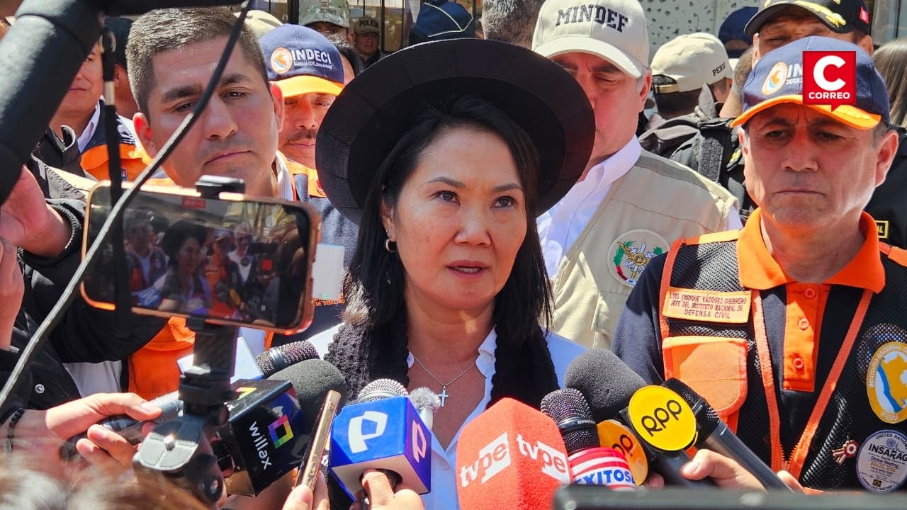 Keiko Fujimori promete reconstruir todas las viviendas afectadas por el sismo en Junín: “Este gobierno va a actuar”. Fotos: Britanie Arroyo / @photo.gec