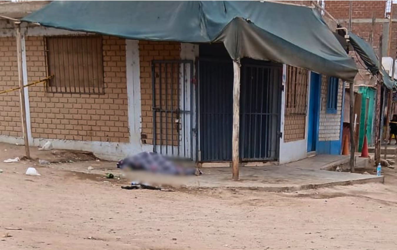 Un muerto tras balacera en Chala, provincia de Caravelí, Arequipa. Foto: PNP.