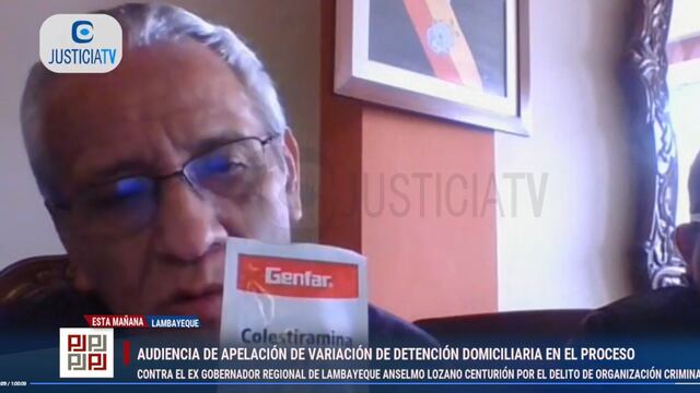 Anselmo Lozano, suspendido gobernador regional de Lambayeque: “Si me pasa algo, el juez y fiscal son responsables”