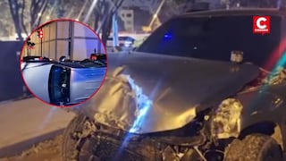 Surco: choque de dos camionetas deja un herido en la Vía Expresa Sur