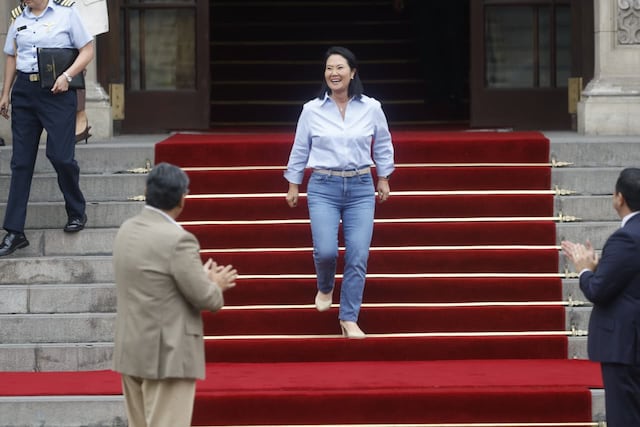 Keiko Fujimori participó en la ceremonia por el Día Nacional de la Persona Adulta Mayor (Foto: Mario Zapata/GEC)