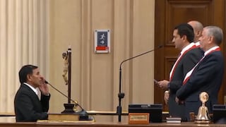 Hermano de Castillo y su mensaje durante juramentación: “Por la libertad del presidente Pedro Castillo, sí juro”