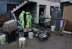 Keiko Fujimori inspecciona zonas afectadas por lluvias en Villa María del Triunfo (FOTOS)