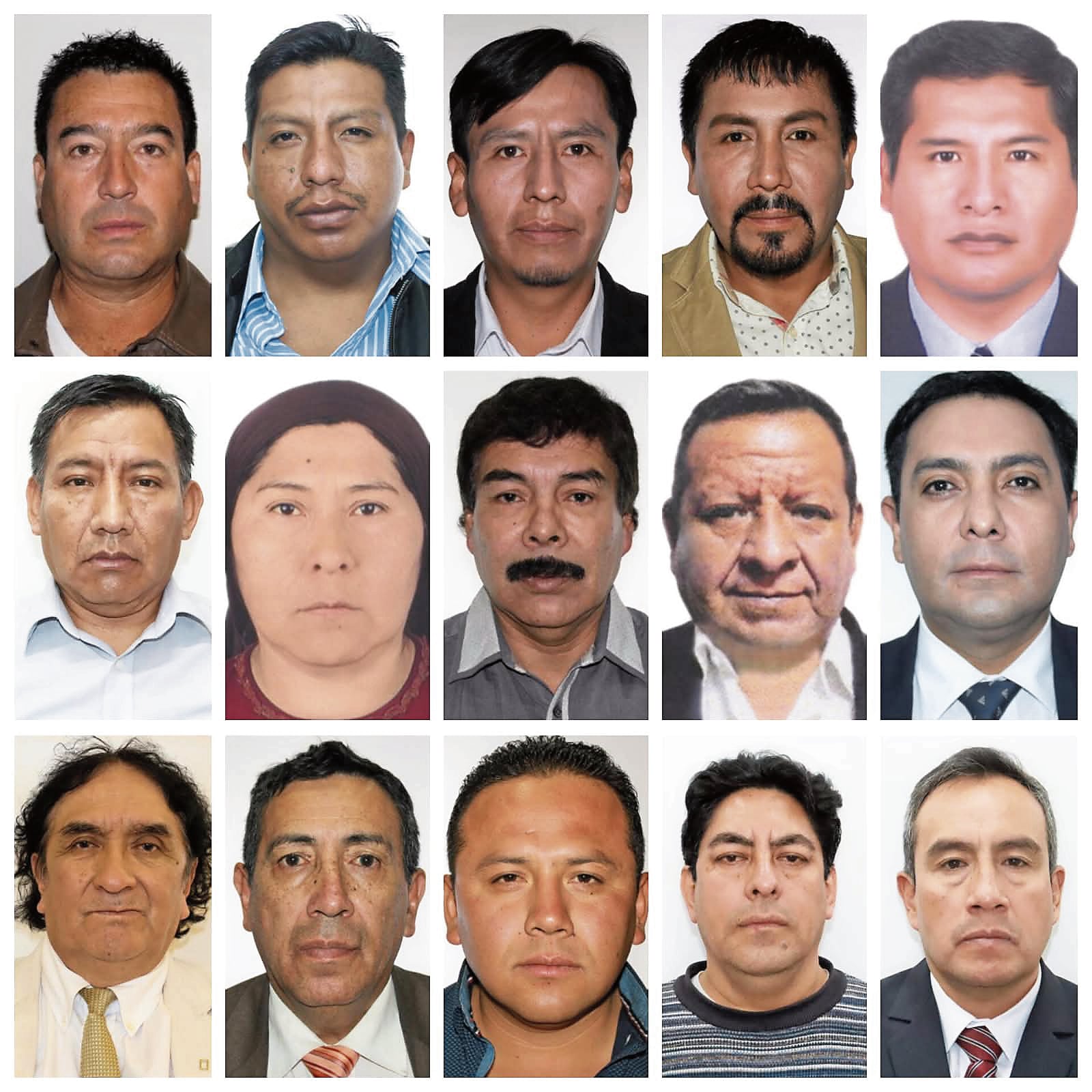 Candidatos inscritos para el Gobierno regional de Arequipa que participarán en el debate (Foto: Composición GEC)