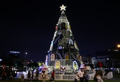 Espíritu navideño llena de color los parques de San Borja (FOTOS)