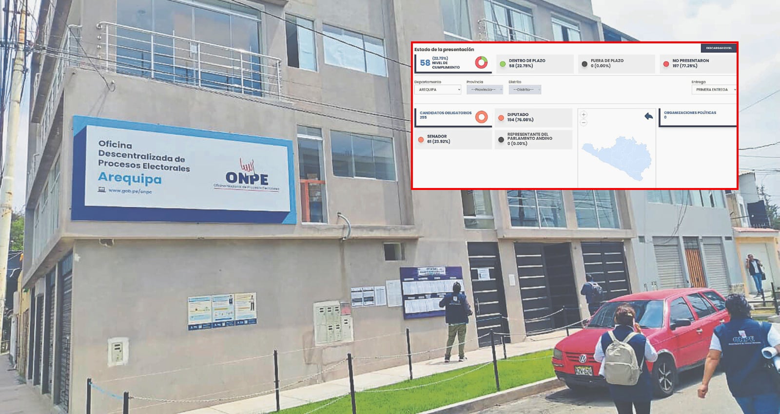 197 candidatos por Arequipa no presentaron su informe de gastos. Foto: Composición GEC.