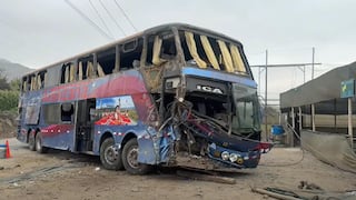 Pisco: Bus se despistó en vía Los Libertadores y deja dos fallecidos y hasta 18 heridos