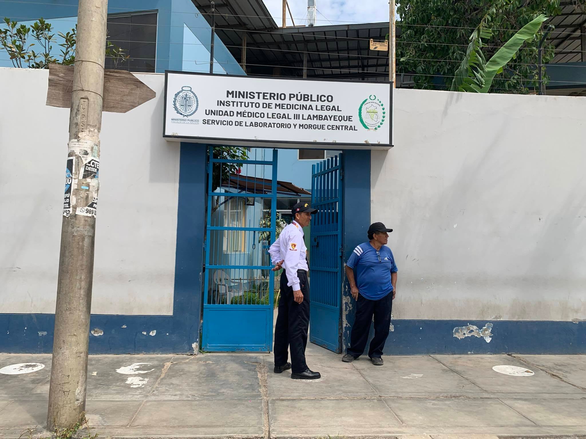 Cuerpo de la víctima fue llevado a la morgue de Chiclayo.