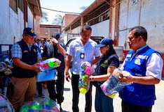 Decomisan juguetes de piñatería sin garantía sanitaria en la zona industrial de Piura
