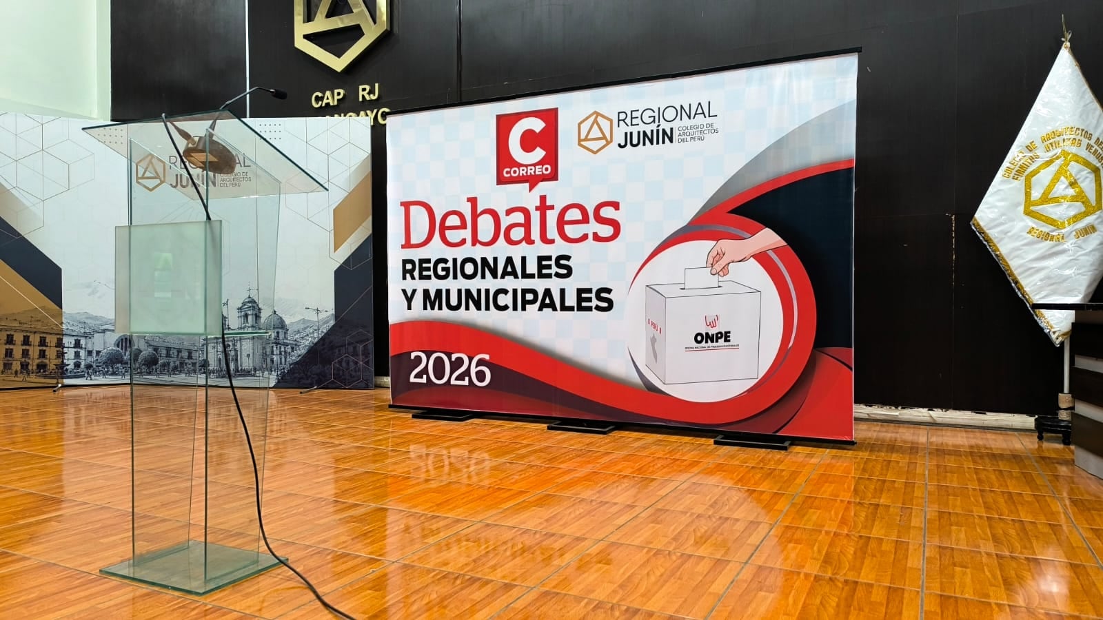 Hoy diez candidatos a la Municipalidad de Huancayo exponen sus propuestas