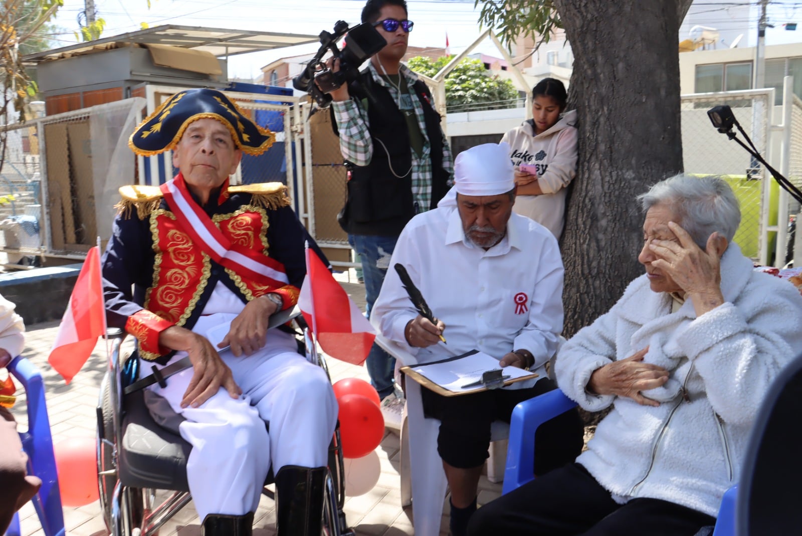 José de San Martín fue representado por José Eduardo Corso del Carpio (Foto: Municipalidad de Yanahuara)