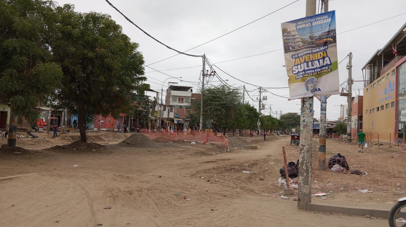 Obra sigue paralizada