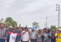 Agricultores arroceros bloquean el “trébol Catacaos” en Piura durante paro agrario indefinido