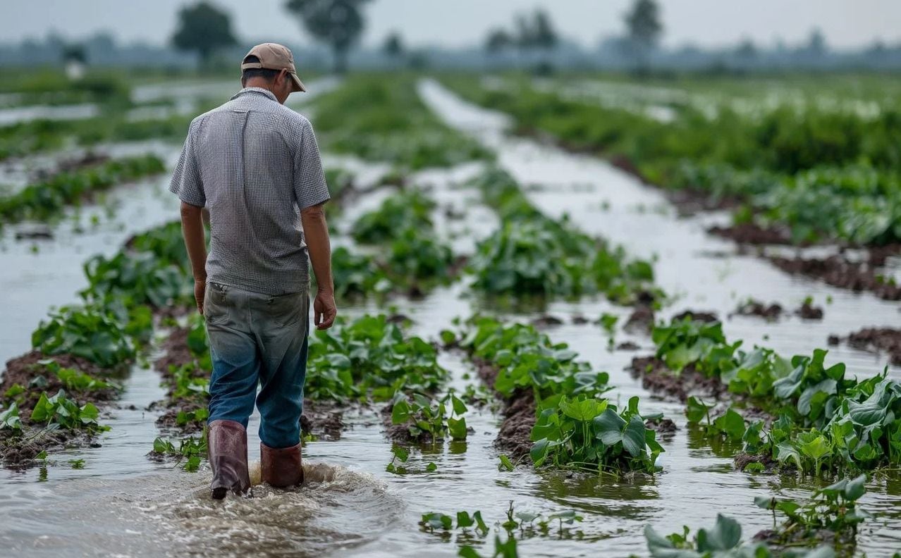 19 de febrero del 2010. Hace 15 años. Agricultores acusan al Gobierno de minimizar daños de las lluvias.