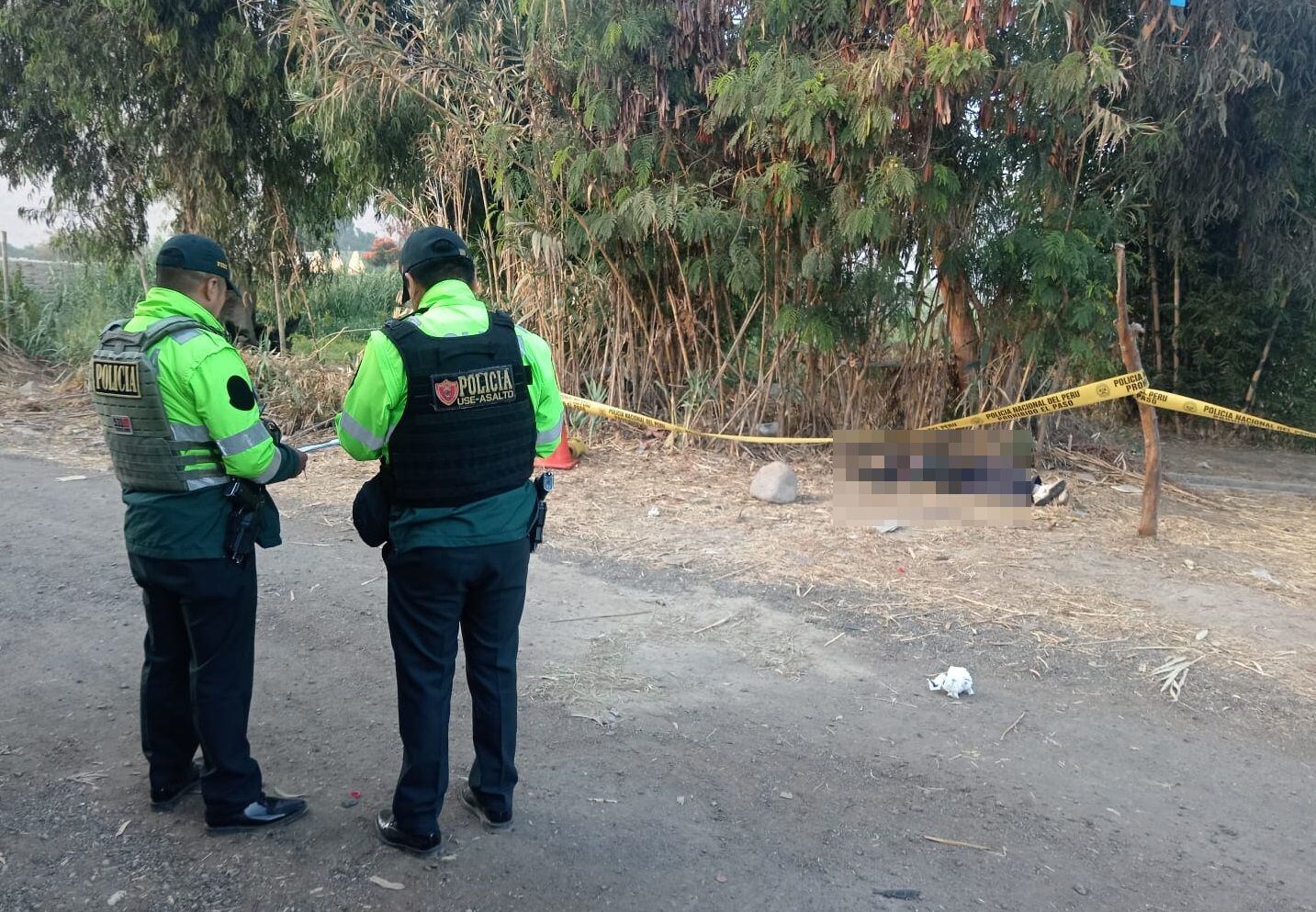 Agentes de la comisaría La Natividad acudieron al sector Pago Arunta