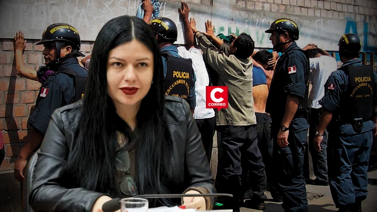 Congresista Ariana Orué propone crear subsistema judicial exclusivo para casos de sicariato y extorsión. Composición: Diario Correo.