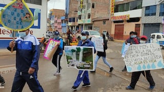 Azángaro: Marchan por el uso racional y eficiente del agua