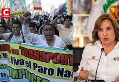 Dina Boluarte resta importancia a paro de transportistas y encuestas: ¿Han sentido? Nosotros no