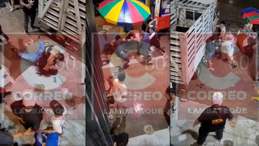 Hechos de violencia quedaron registrados en video.