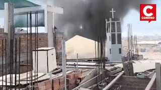 Incendio de grandes proporciones consume vivienda en Villa El Salvador