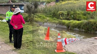 Investigan muerte de varón hallado en canal CIMIRM en Jauja