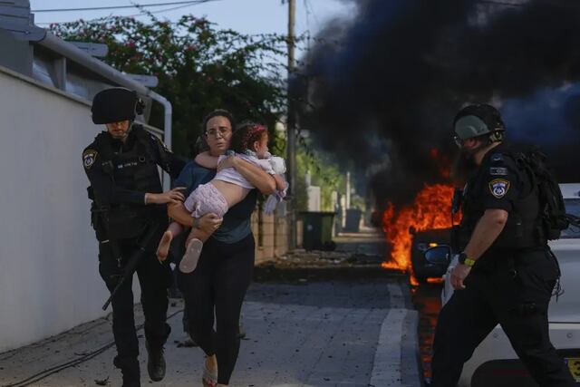 Ataques terroristas del grupo Hamas contra Estado de Israel. (Fotos: AP/Lapresse/20 minutos)