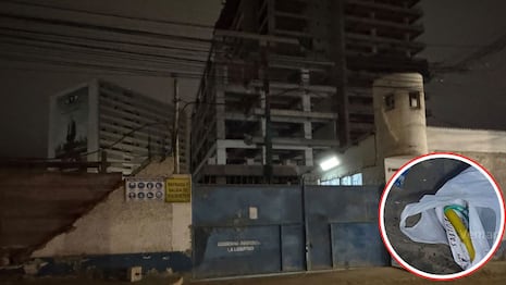 Trujillo: Extorsionadores dejan explosivo en la construcción de la nueva sede del Gobierno Regional de La Libertad (VIDEO)