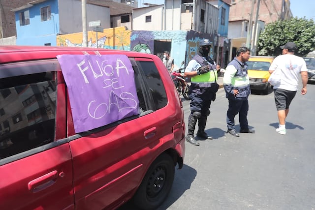 Fuga de gas en Surquillo (Fotos: Jesús Saucedo @photo.gec)