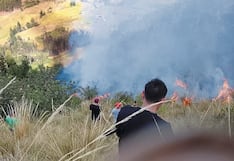La Libertad: Incendio forestal se registró en cerro La Botica