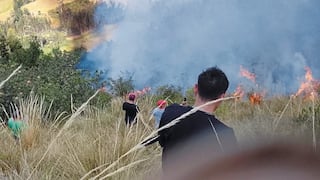La Libertad: Incendio forestal se registró en cerro La Botica
