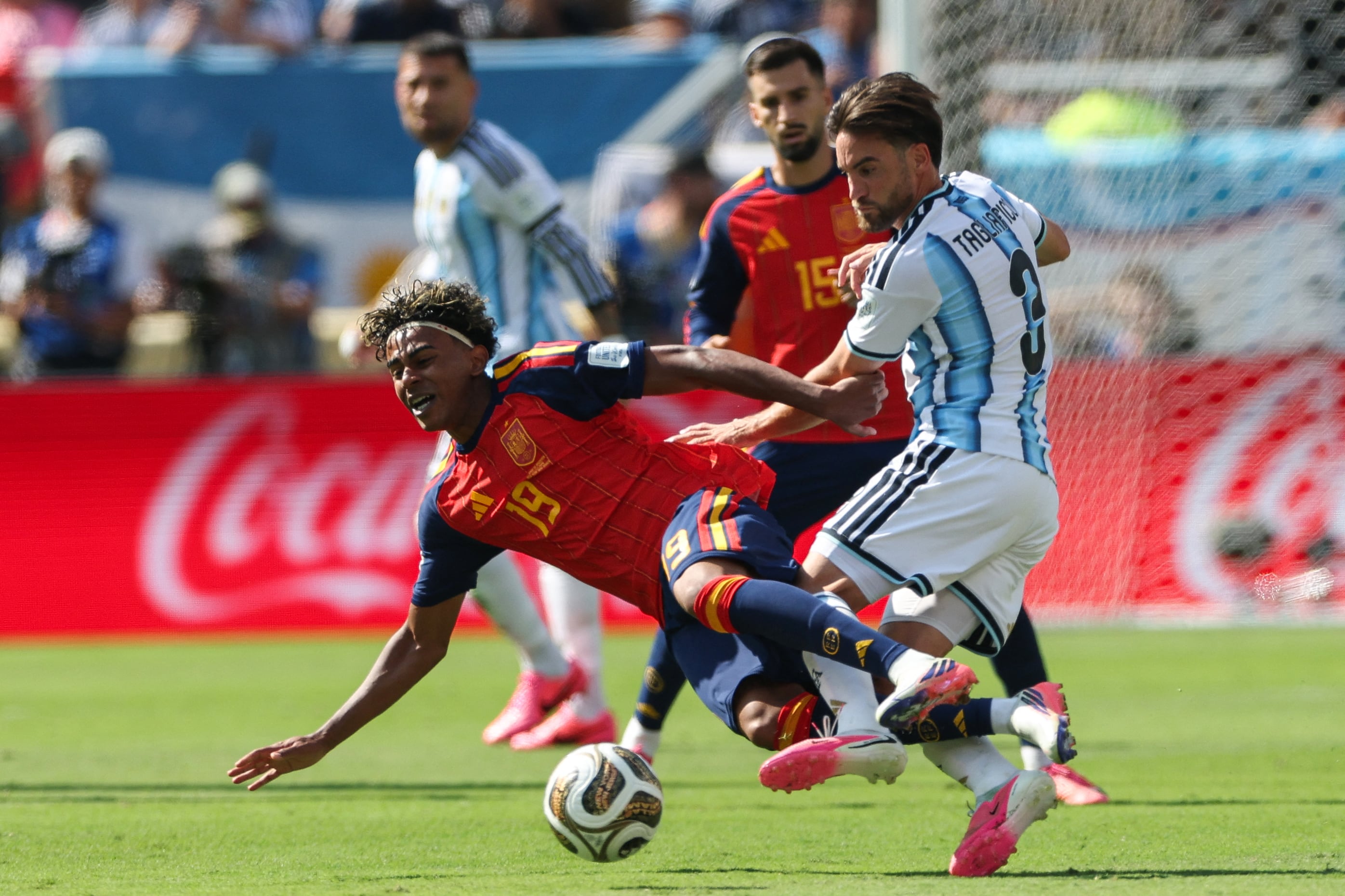 Argentina 0-0 España. (Photo by PATRICIA DE MELO MOREIRA / AFP)