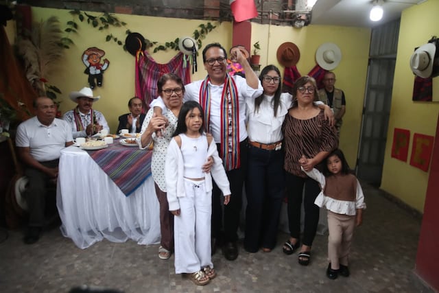 Roberto Sánchez: así fue el desayuno electoral junto a su familia en Huaral (Fotos: Jesús Saucedo/GEC)