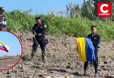 Santa Rosa: Marina y PNP retiran bandera de Colombia en la Isla Chinería (VIDEO)