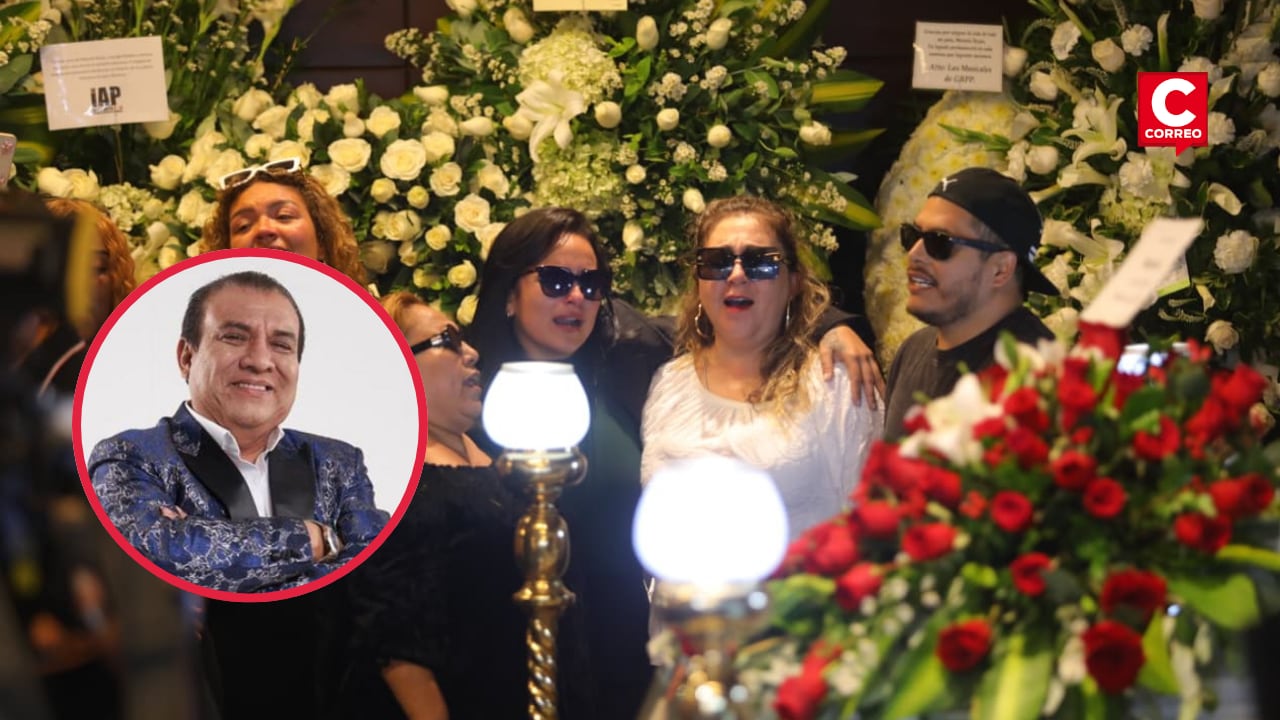 Velatorio de Manolo Rojas congrega a familiares y figuras de la TV. (Fotos: Antonio Melgarejo/ @photo.gec)