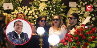 Velatorio de Manolo Rojas congrega a familiares y figuras de la TV. (Fotos: Antonio Melgarejo/ @photo.gec)