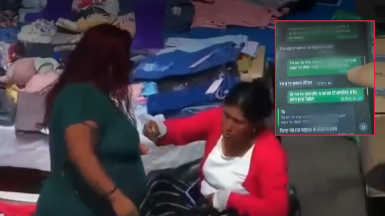 Agentes de la División de Investigación de Extorsiones de la Dirincri intervinieron a cinco personas investigadas por exigir pagos a comerciantes informales de la avenida Nicolás Ayllón. (Imágenes de América Noticias)