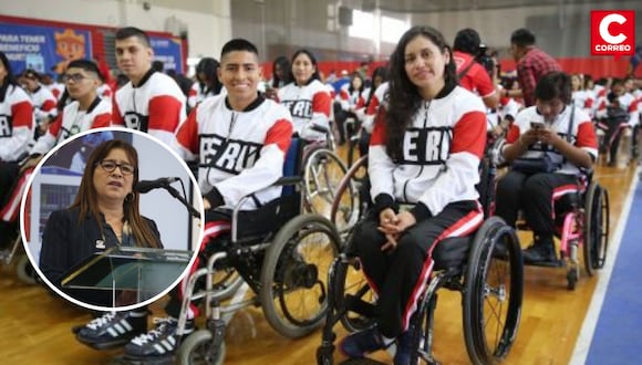Ministra de Educación le deseó éxitos a los 89 paradeportistas que representarán a Perú en Santiago. .