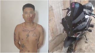 Pisco: cae presunto integrante de “Los Chuckys de Paracas” y recuperan motocicleta robada