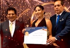 Pamela López es reconocida como cantante revelación en los Golden Star Awards 2025