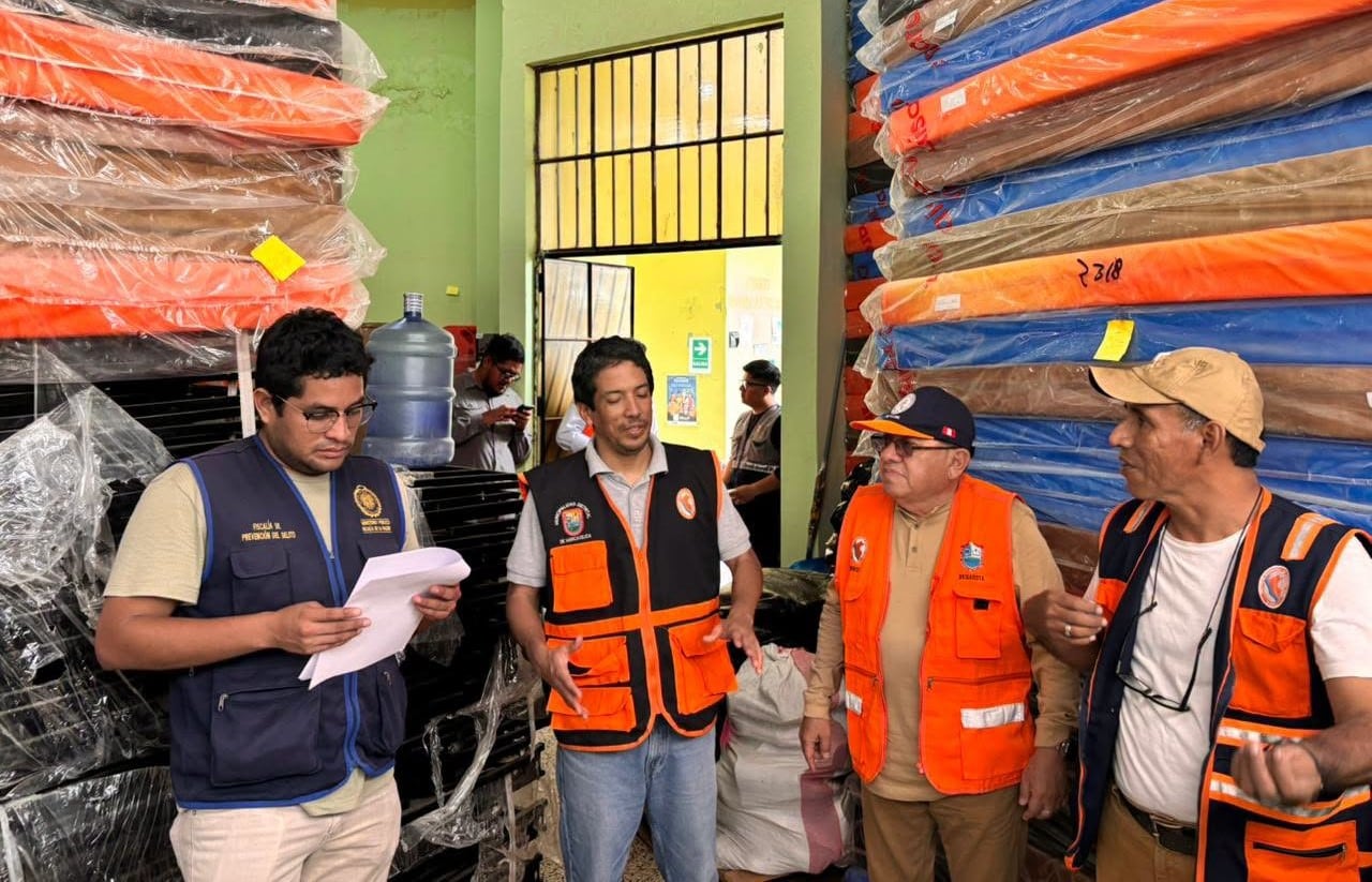 Autoridades realizaron una supervisión en almacenes municipales de Querecotillo y Marcavelica